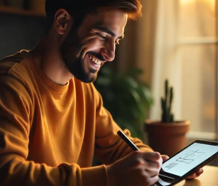 Office with websites open on computers